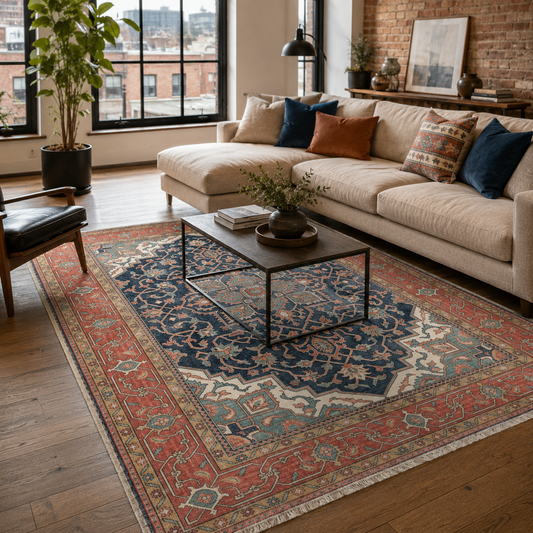 RW7170 washable chenille area rug