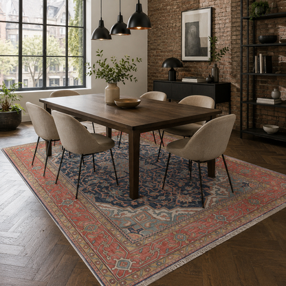RW7170 washable chenille rug texture and pattern detail