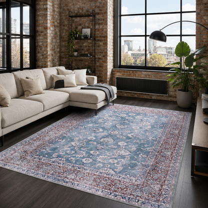 RWDV1009 washable chenille area rug