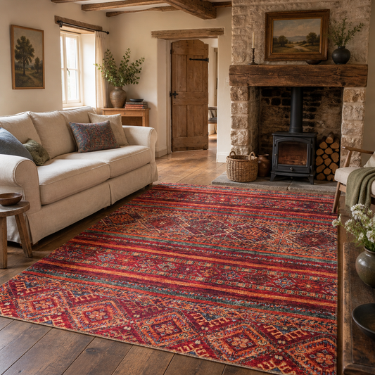 RWDV1322 washable chenille area rug