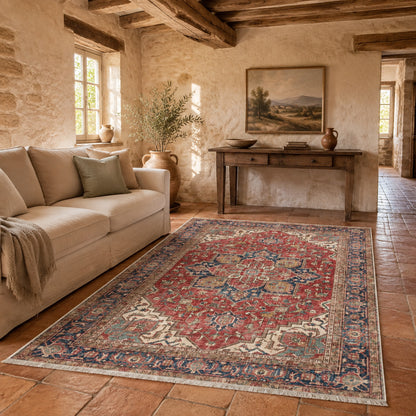 RWK3043103 washable chenille area rug, room scene