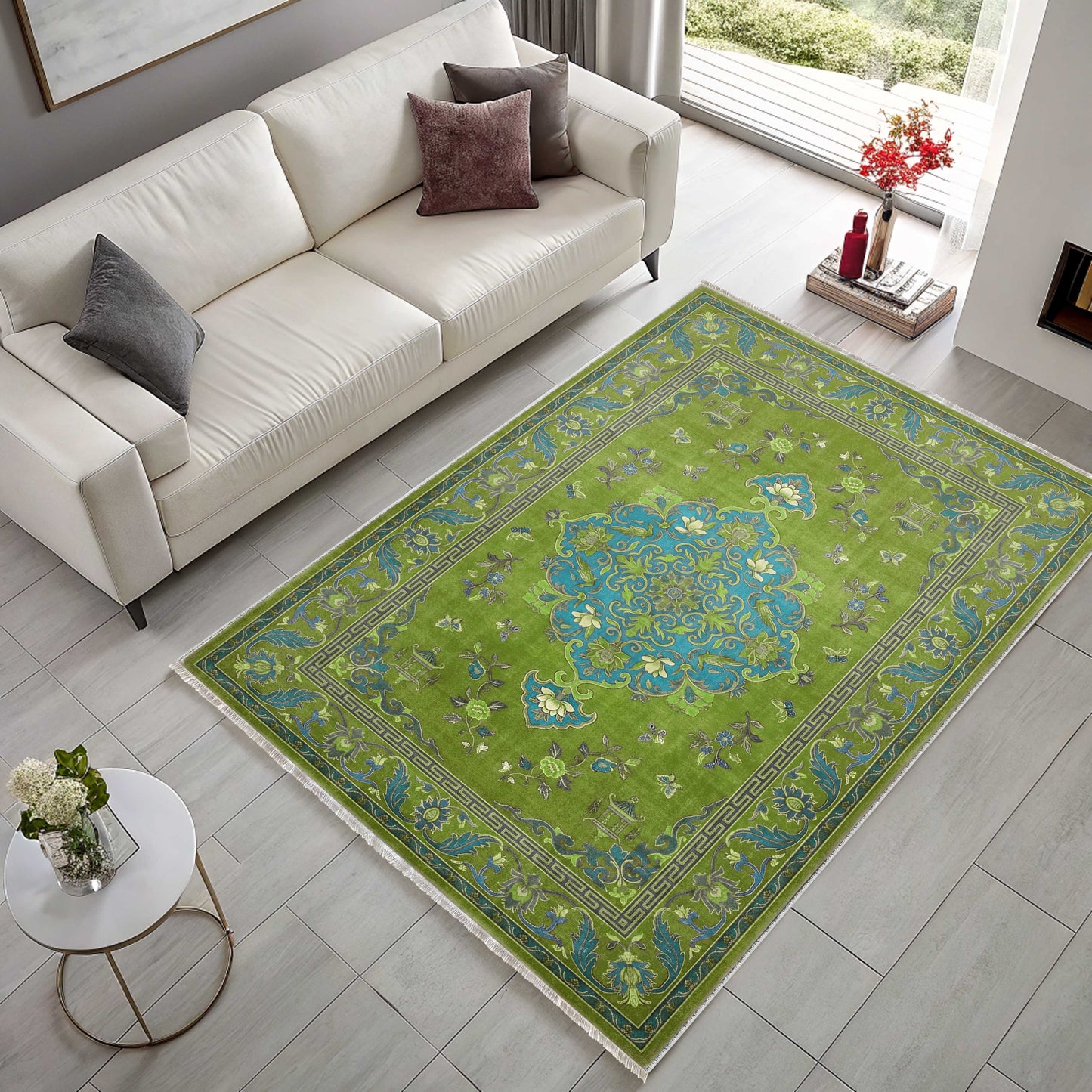 RWK3044203 washable chenille area rug