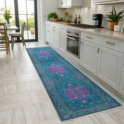 RWK3044303 washable chenille area rug, pet and kid friendly