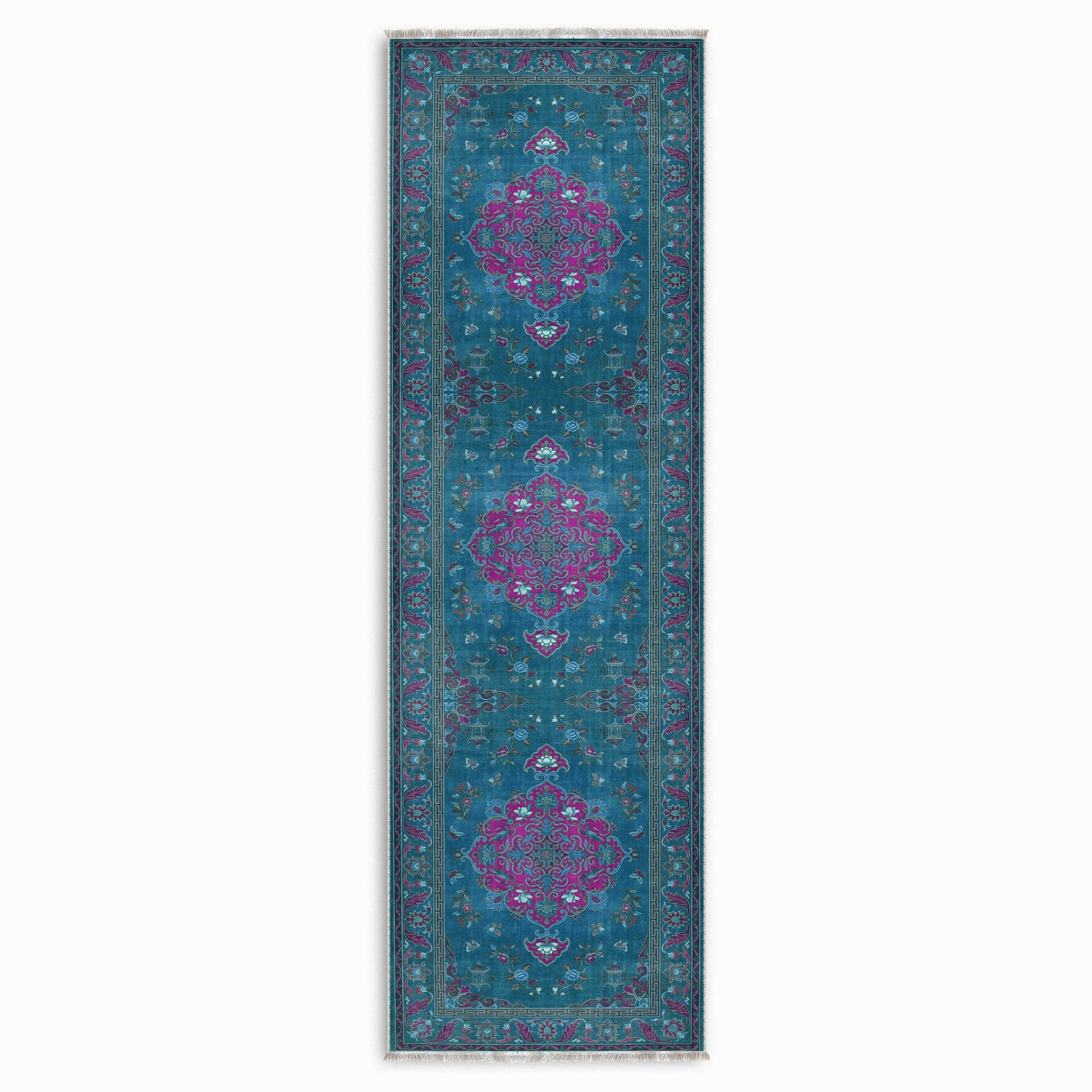 RWK3044303 washable chenille area rug, pet and kid friendly