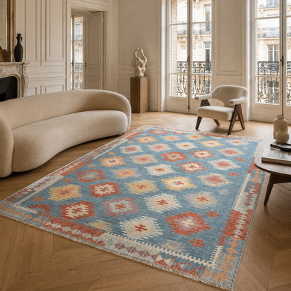 RWK3050 washable chenille area rug, room scene