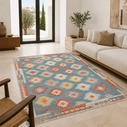 RWK3050 washable chenille area rug, room scene