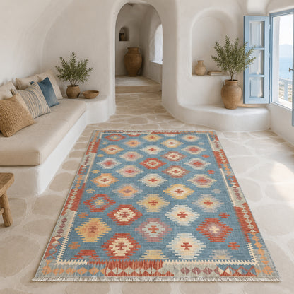 RWK3050 washable chenille area rug, room scene