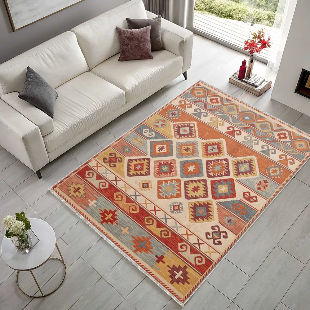 RWK3052 washable chenille area rug
