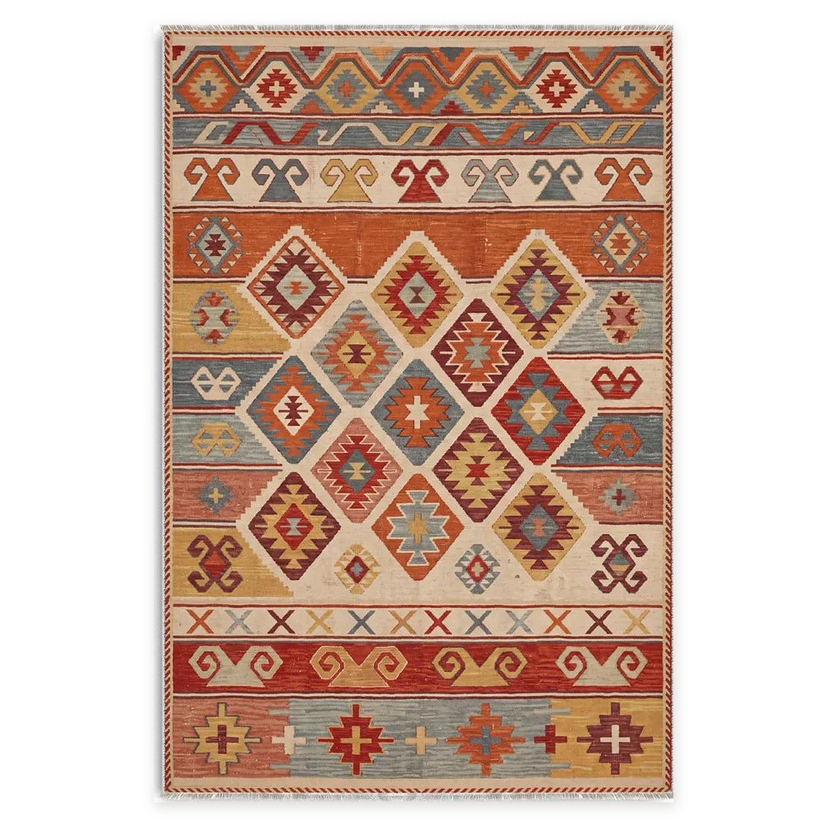 RWK3052 rug — top view on white background