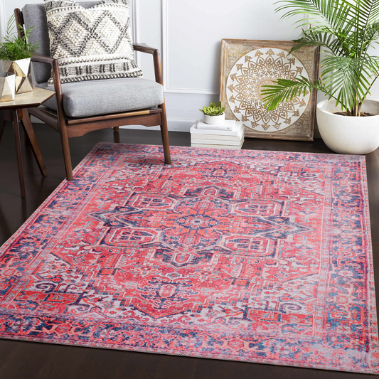 RWNL1001 washable chenille area rug