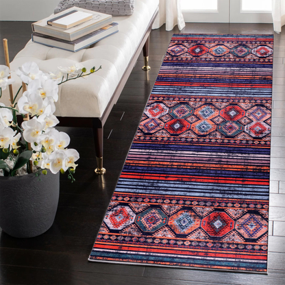 RWNL1008 washable runner rug in a modern hallway