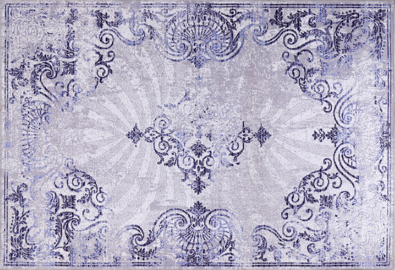 RWNL1009 washable chenille rug texture and pattern detail