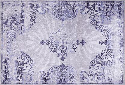RWNL1009 washable chenille rug texture and pattern detail