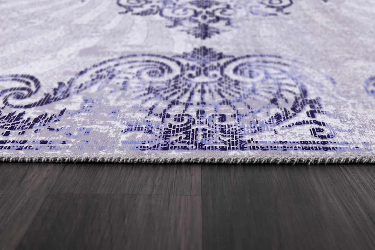 RWNL1009 washable chenille rug texture and pattern detail