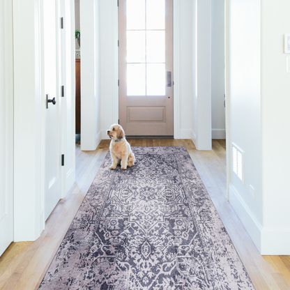 RWNL1010 washable runner rug in a modern hallway