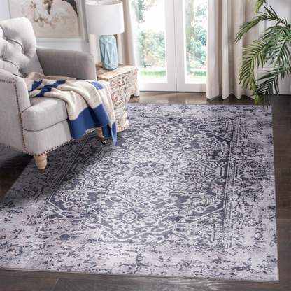 RWNL1010 washable chenille area rug, cover
