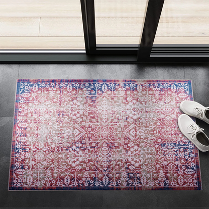 RWNL1012 washable chenille area rug, doormat