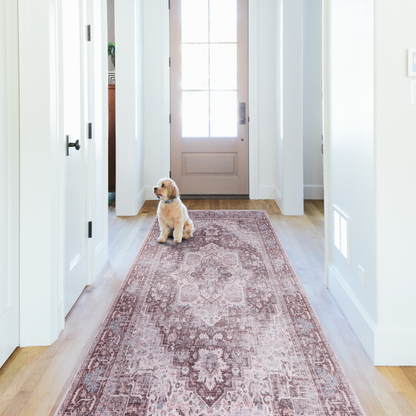 RWNL1013 washable runner rug in a modern hallway