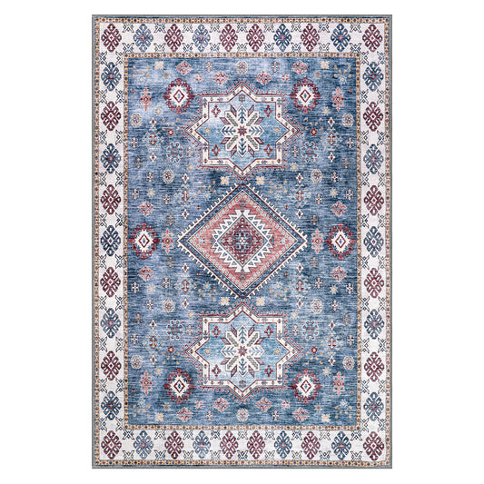 RWNL1016 washable chenille area rug viewed from above