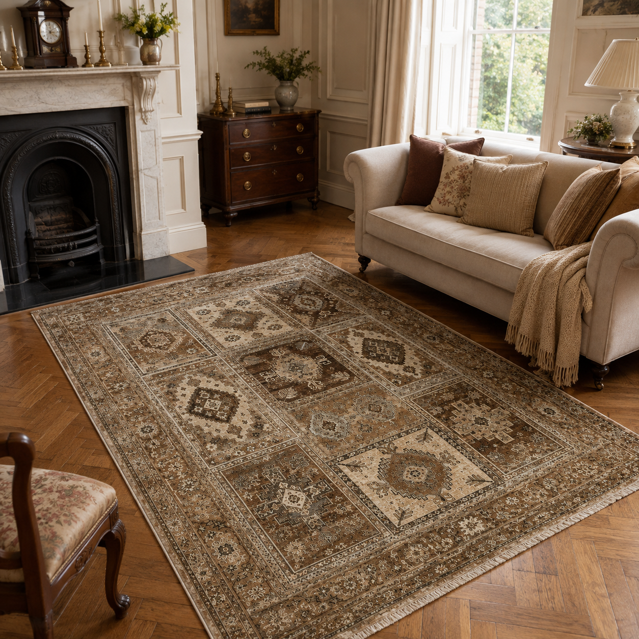 RWPR0001 washable chenille area rug