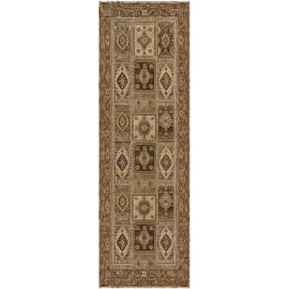 RWPR0001 washable chenille area rug viewed from above