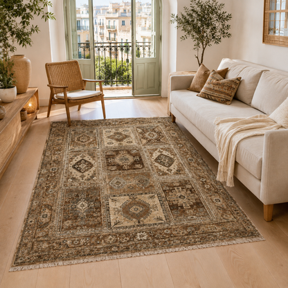 RWPR0001 washable chenille area rug, room scene