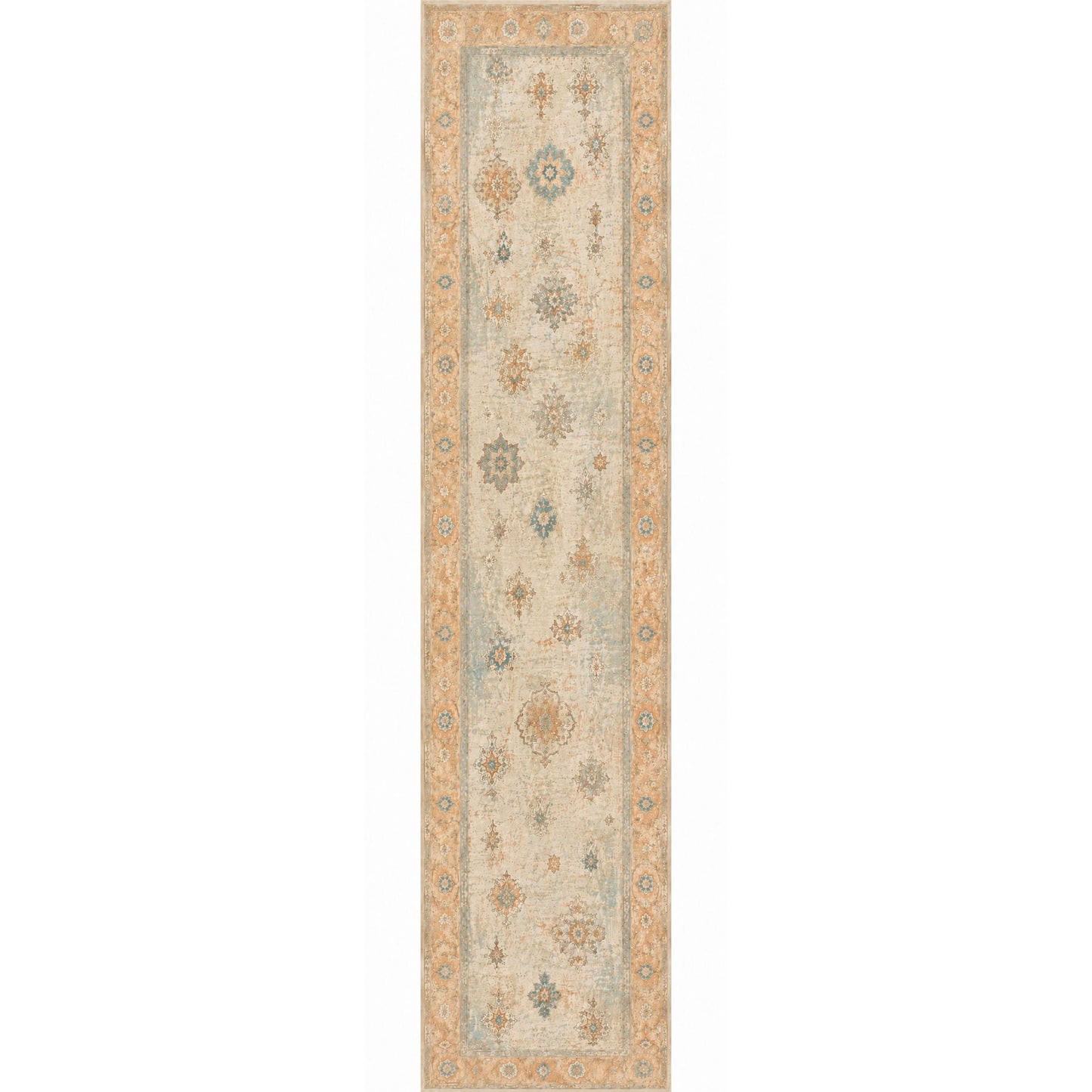 RWPR00011 washable chenille area rug viewed from above