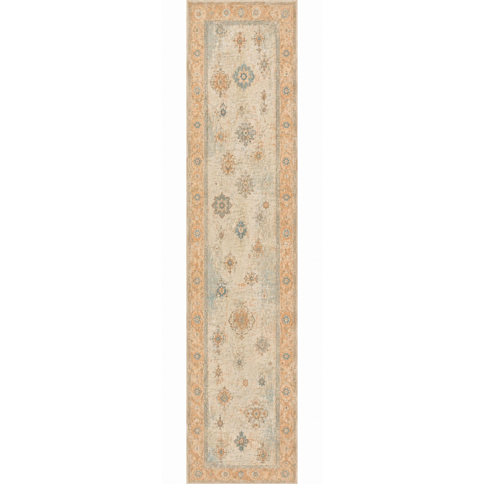 RWPR00011 washable chenille area rug viewed from above