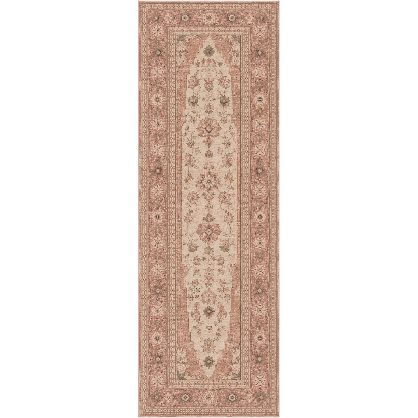 RWPR0002 washable chenille area rug viewed from above