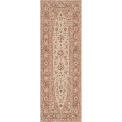 RWPR0002 washable chenille area rug viewed from above