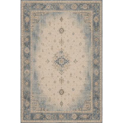 RWPR0003 washable chenille rug texture and pattern detail