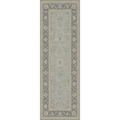 RWPR0004 washable chenille area rug viewed from above