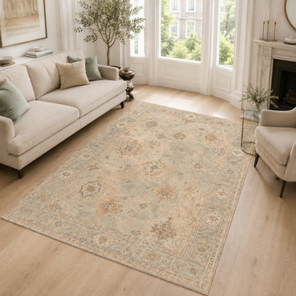 RWPR0005 washable chenille area rug