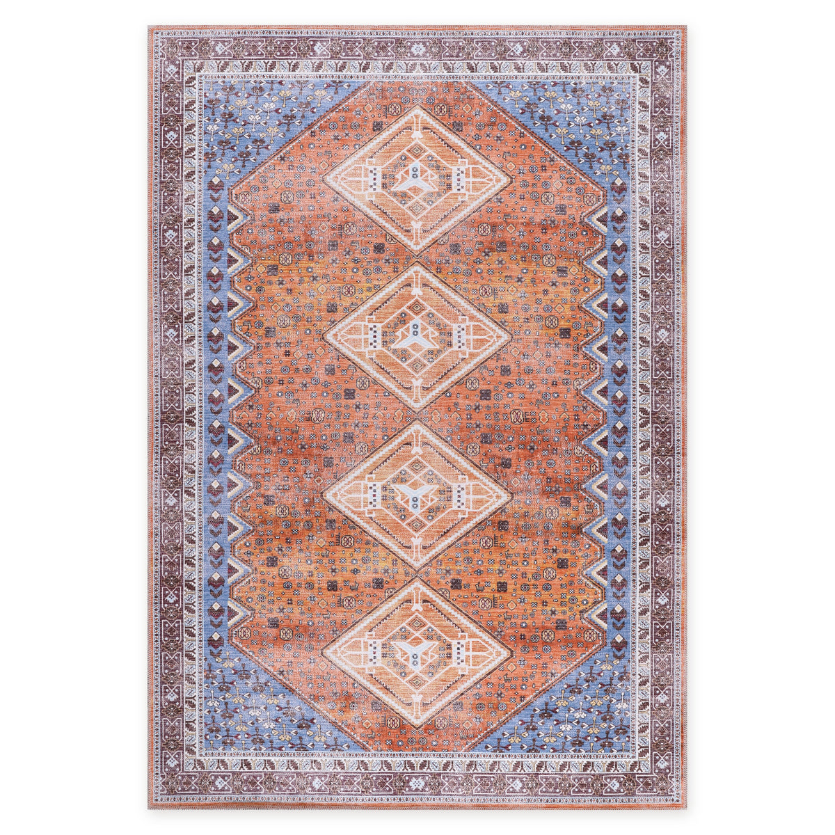 RWR1 rug — top view on white background