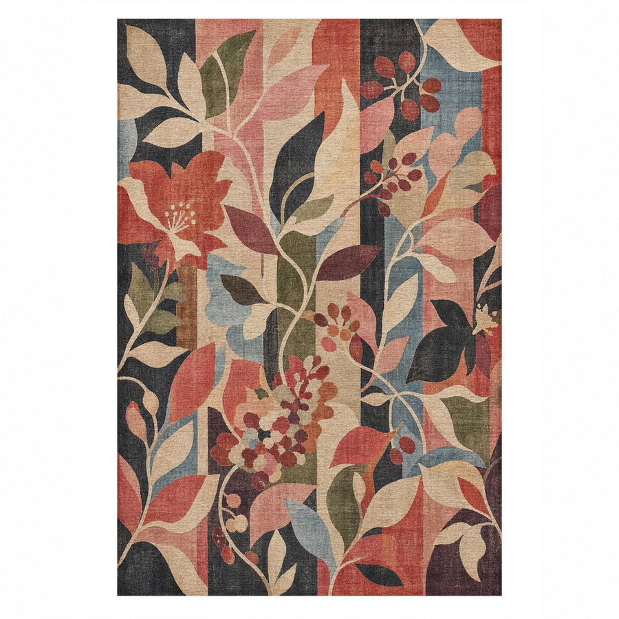 Canopy Rose Floral Washable Rug