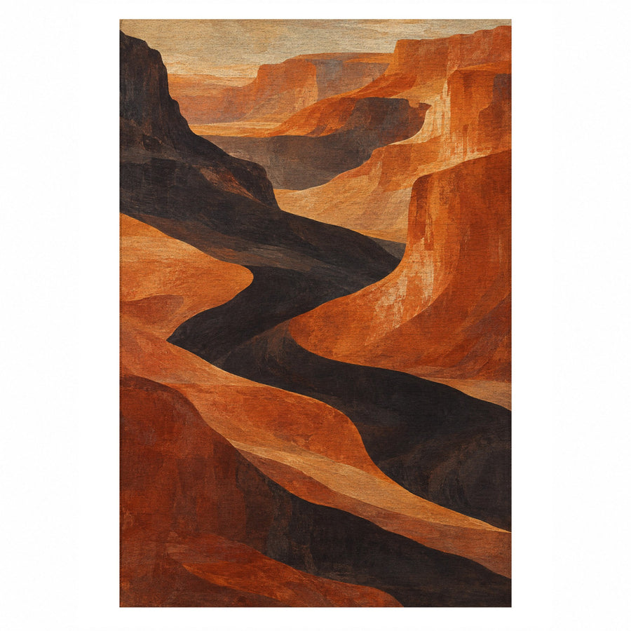 Canyon Shadows Washable Rug