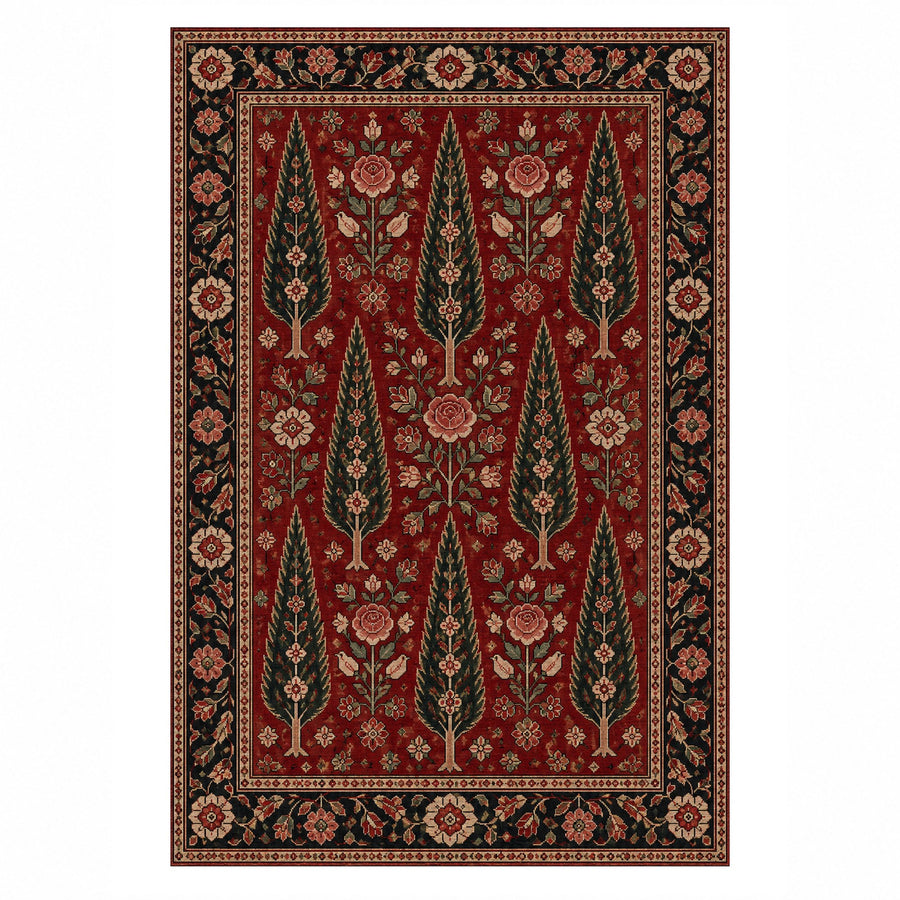 Cypress Bloom Washable Rug
