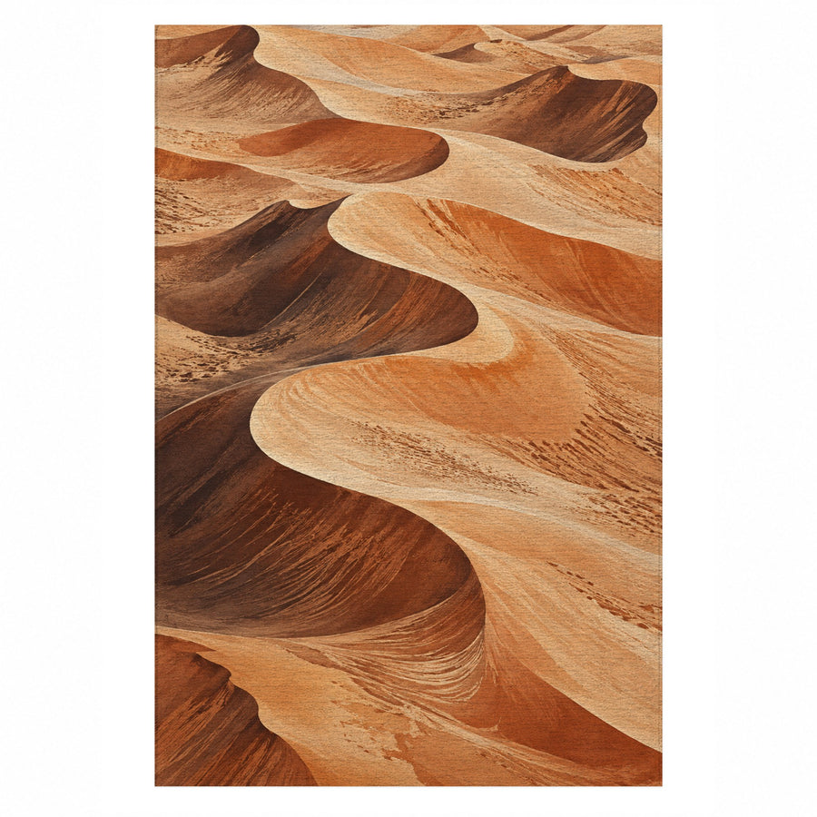 Desert Dunes II Modern Washable Rug