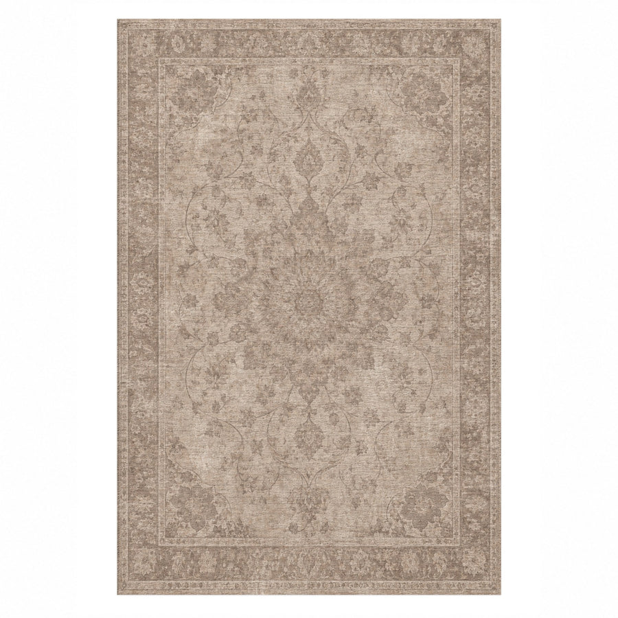 Erased Isfahan Washable Rug