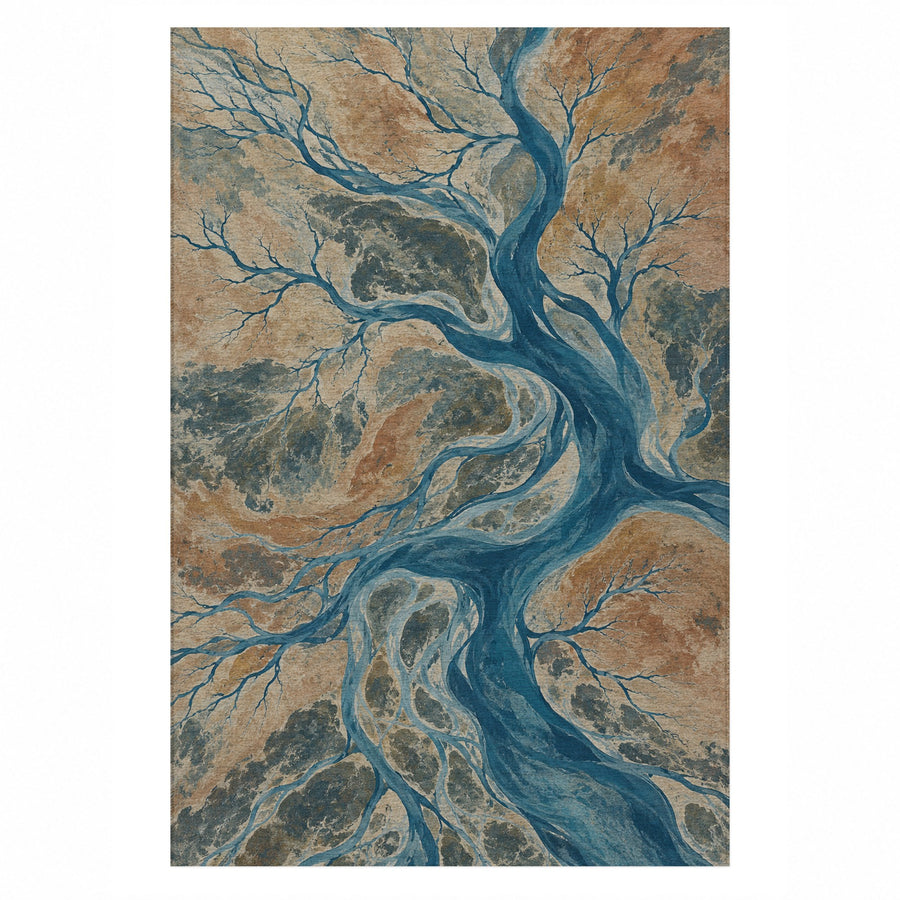 Floodplain Veins Washable Rug