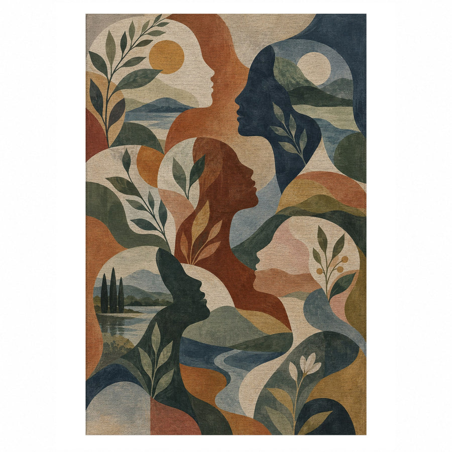 Inner Landscapes Washable Rug