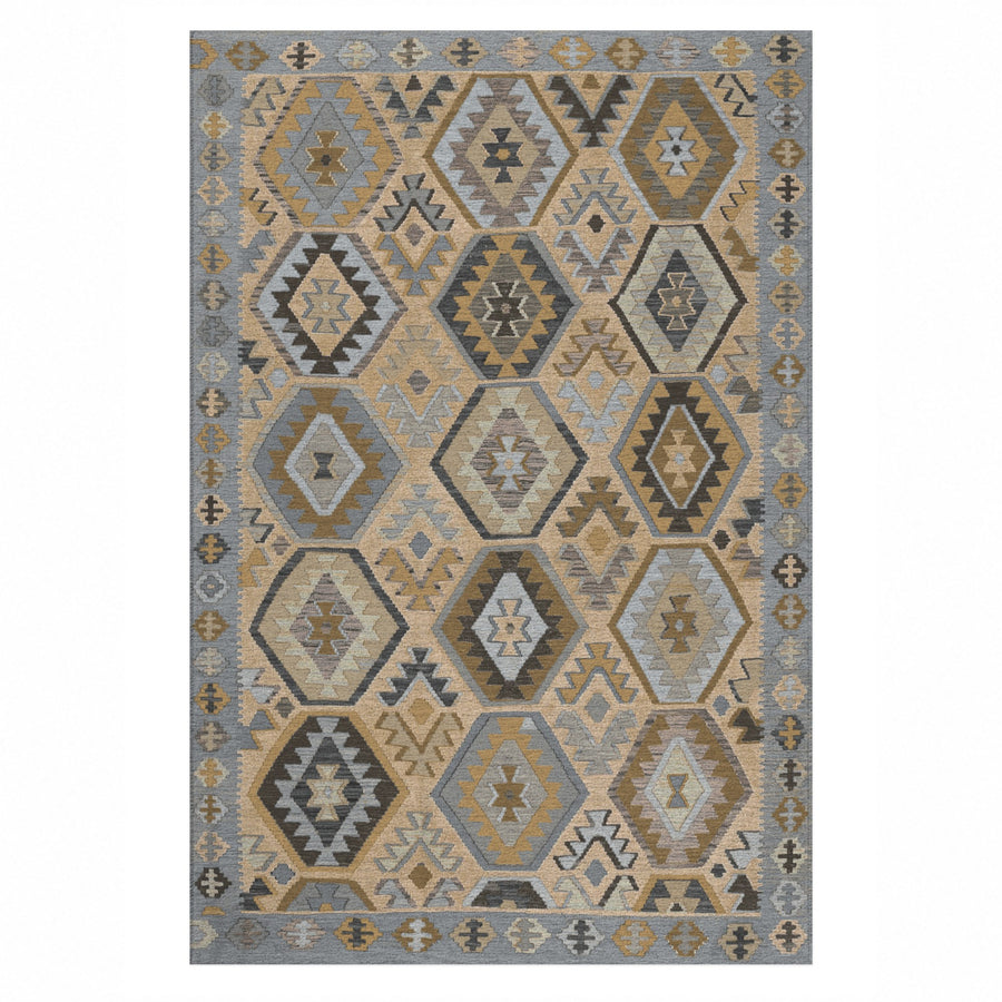 Kilim Hex Washable Rug — Colour Edit 2