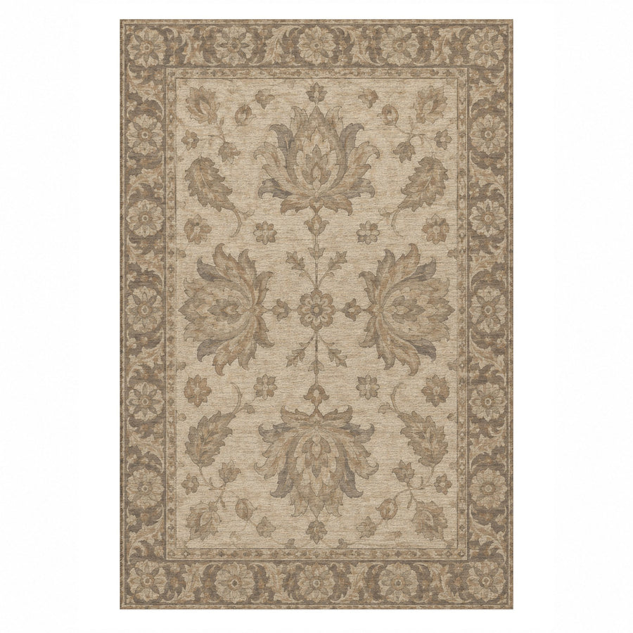 Lotus Courtyard Washable Rug