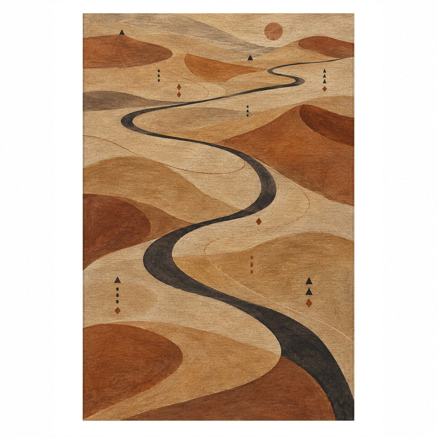 Nomad Paths Washable Rug