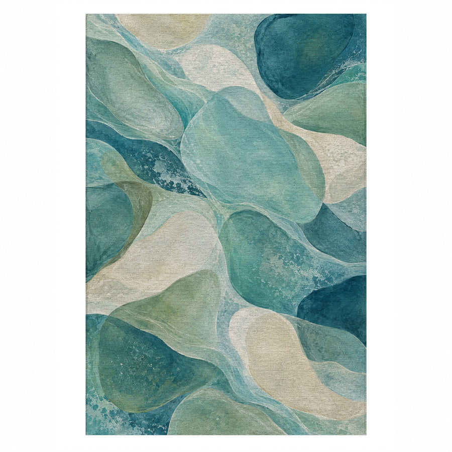 Sea Glass Washable Rug