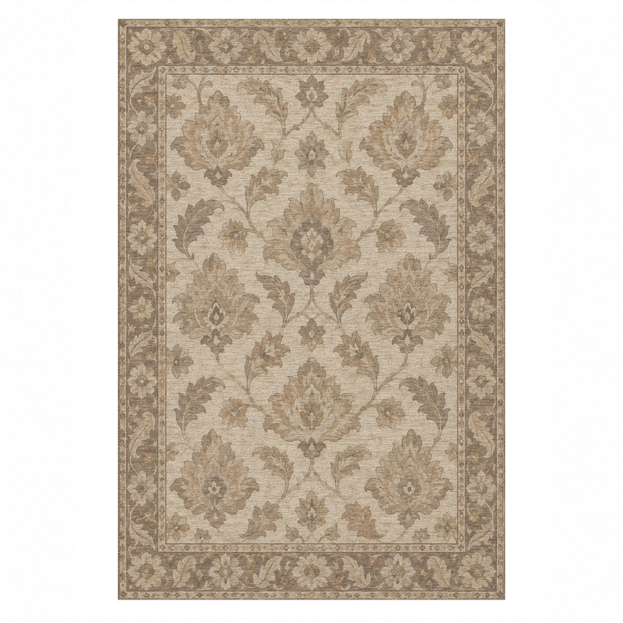 Sunlit Palmettes Washable Rug