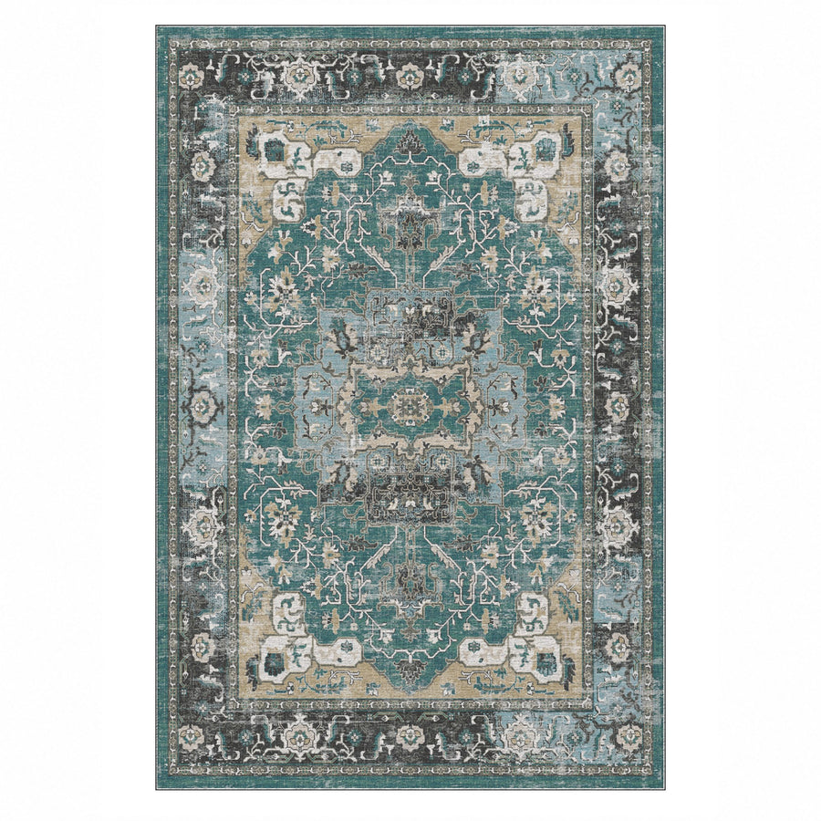 Tabriz Medallion Washable Rug — Colour Edit 3