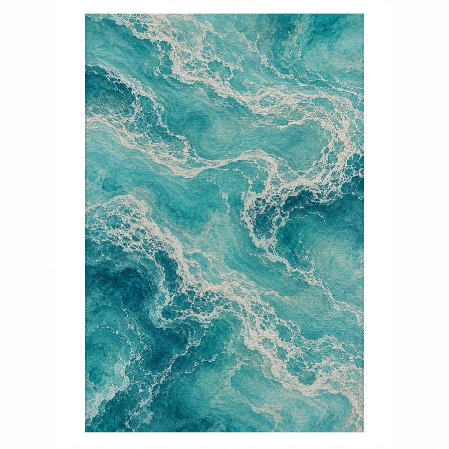 Tidal Lace Washable Rug