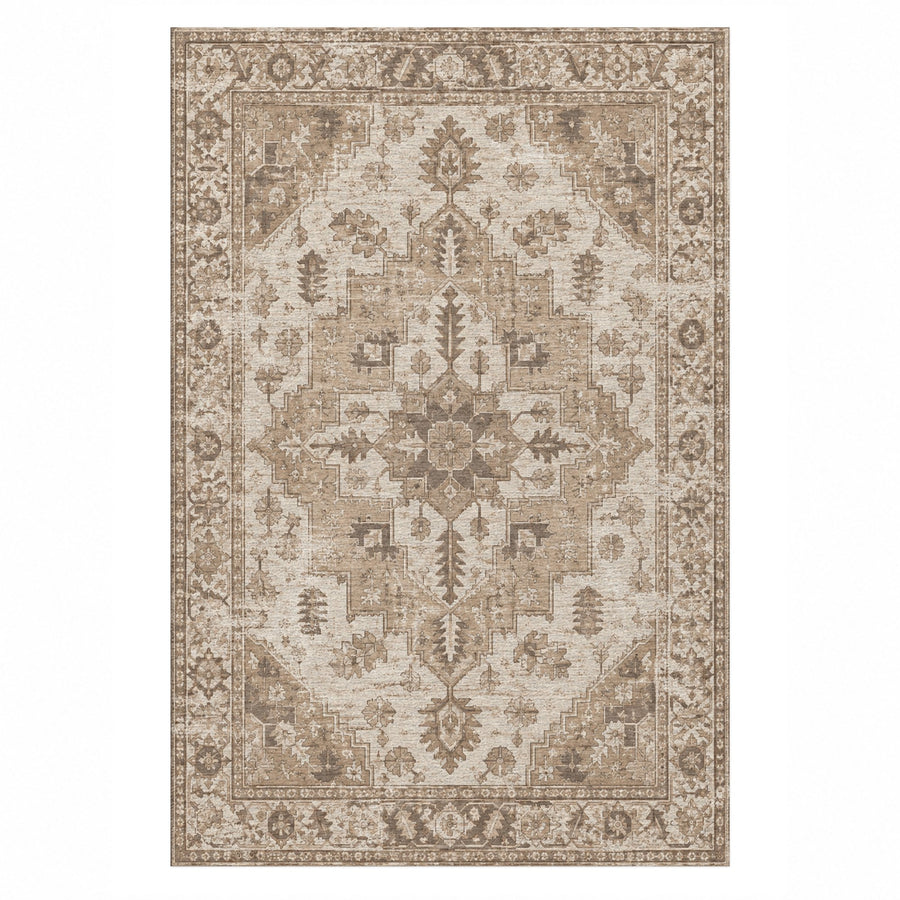 Timeworn Heriz Washable Rug
