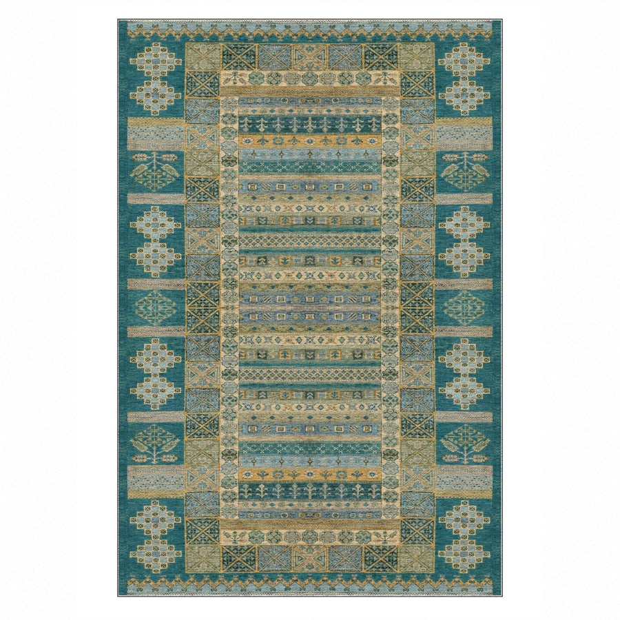 Tribal Stripe Washable Rug — Colour Edit 3